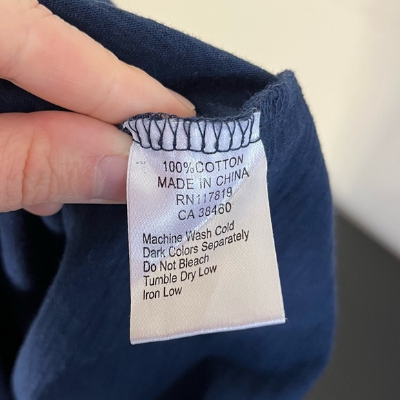 NWT Lifetime 100% Cotton Button Pocket T-Shirt - Picture 7 of 9